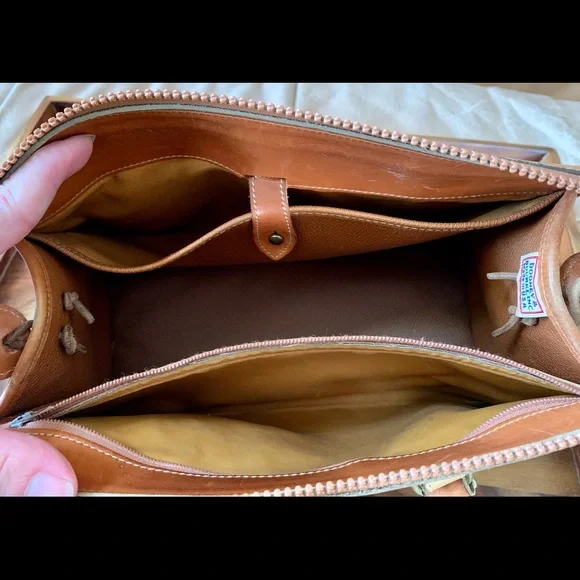 Dooney & Bourke Vintage Leather Satchel - Picture 8 of 16